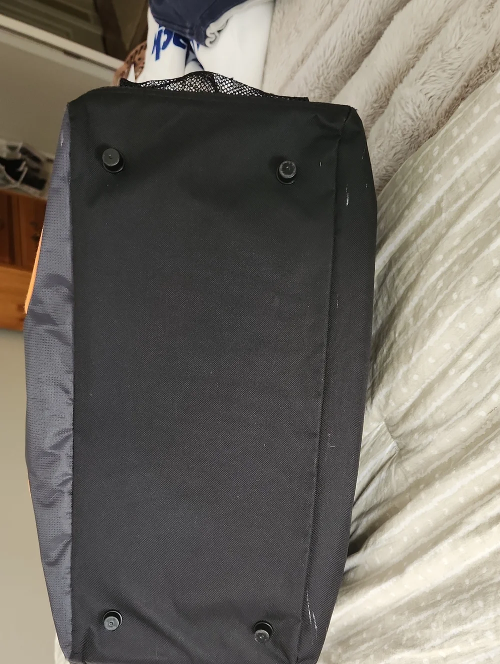 Harley-Davidson Black and Orange Travel Duffel